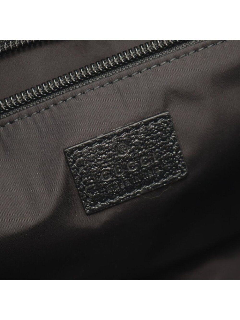 Gucci Shoulder Bag GG Crystal Black Canvas Leather - Picture 4 of 6